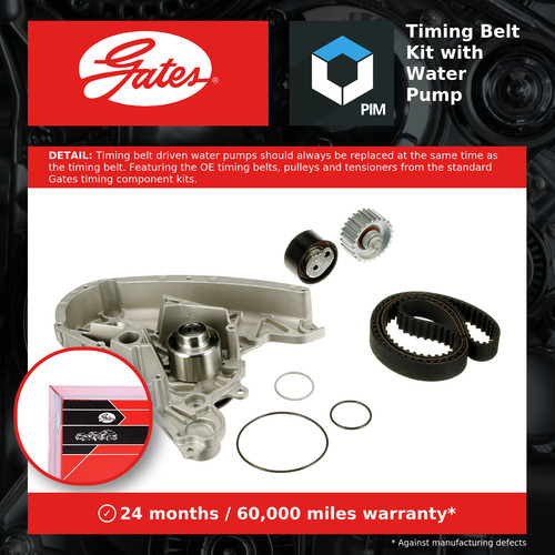 Timing belt water pump kit - timing,