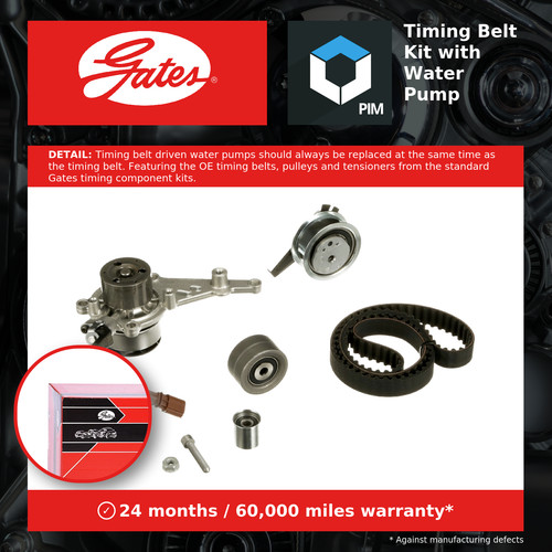 Timing belt water pump kit - &,
