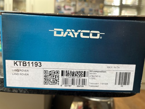 Dayco timing belt - timing, kit