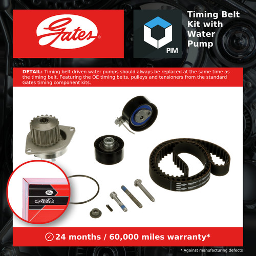 Timing belt water - belt, pump