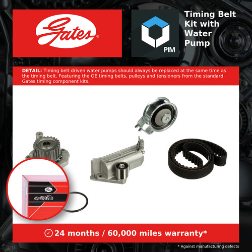 Timing belt water pump - water,