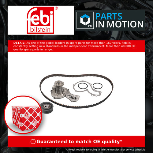 Timing belt water pump kit - belt,