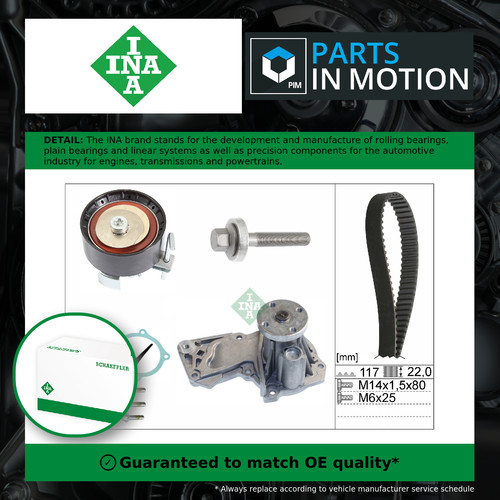 Timing belt water pump kit - timing,
