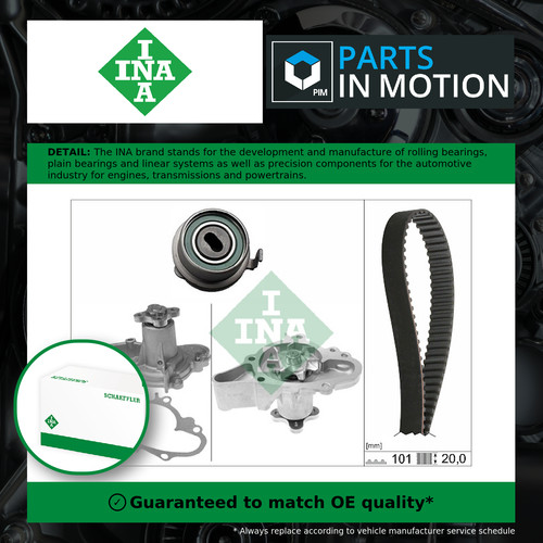 Timing belt water pump kit - timing, &