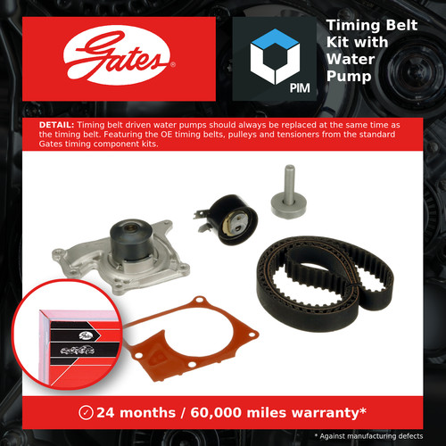 Timing belt water pump kit - &,