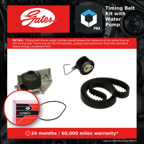 Timing belt water pump - timing, &