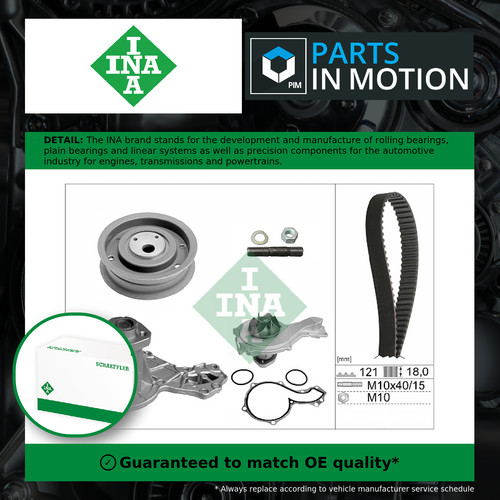 Timing belt water pump kit - &,
