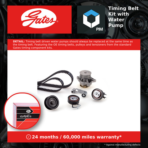 Timing belt water pump kit - timing,