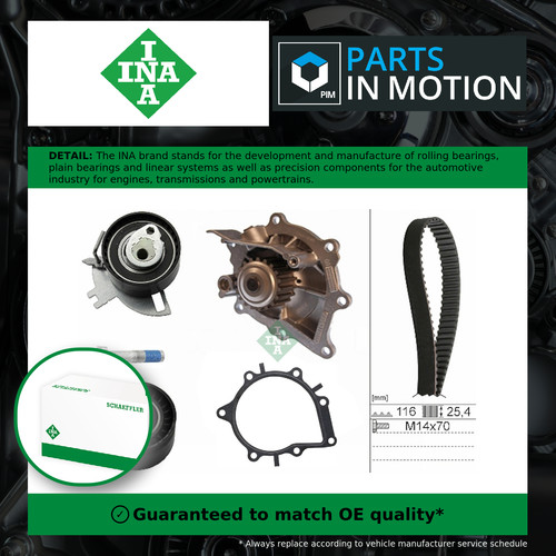 Timing belt water pump kit - timing, &