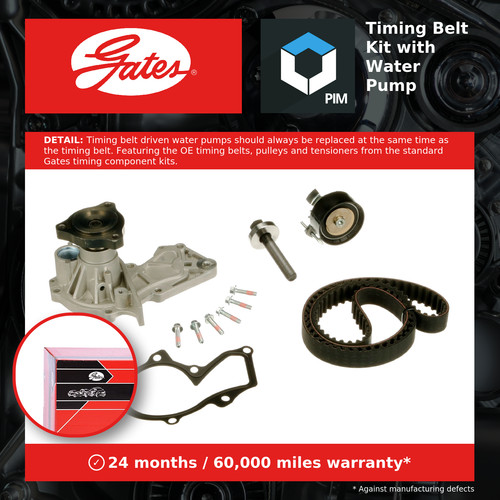 Timing belt water pump - timing,