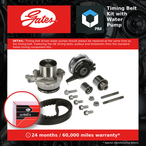 Timing belt water pump - belt,