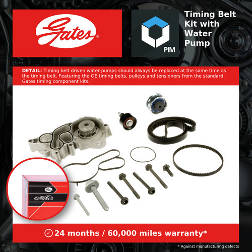 Timing belt water pump kit - water,