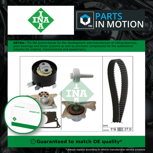 Timing belt water pump - timing,