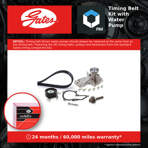 Timing belt water pump - timing, &