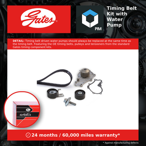 Timing belt water pump kit - timing,