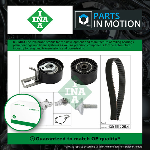 Timing belt water - water, kit